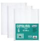 CF5 COPRILIBRI CON ADESIVO LATERALE 57X36 LISCIO TRASP 150MY