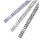 Dorsi metallici 21 anelli dorso 10 mm argento (conf.100)