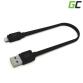 Green Cell - GC Lightning 25cm Cavo USB di Ricarica per Apple iPhone 12, 11, SE e Pro/Max