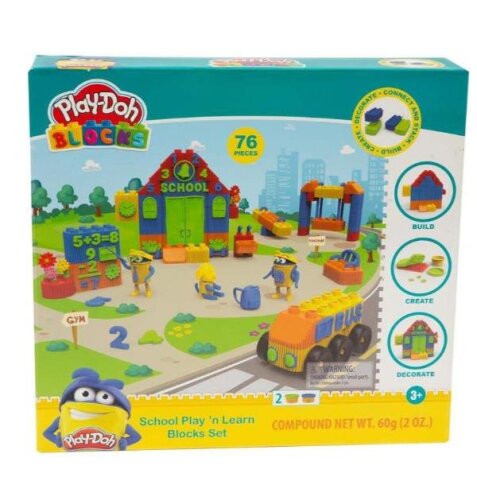 PLAYDOH BLOKS-SCUOLA 76 PZ.