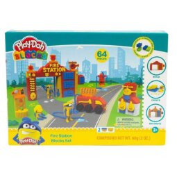 PLAYDOH BLOKS-STAZIONE DEI POMPIERI 64 PZ.