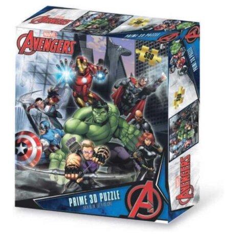 PUZZLE 3D MARVEL AVANGER 500 PZ.