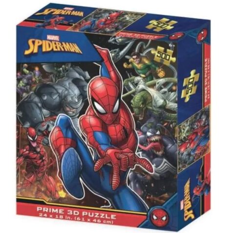 PUZZLE 3D SPIDERMAN VS NEMICI 500 PZ.