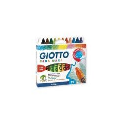 En_lapices cera giotto maxi caja de 12 colores surtidos