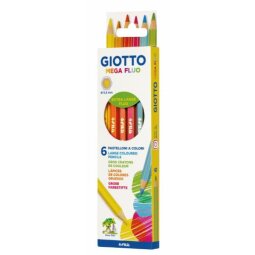 ASTUCCIO GIOTTO MEGA 6 PZ COLORI FLUO