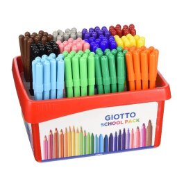 En_rotulador giotto turbo color school pack de 144 unidades 12 colores x 12 unidades