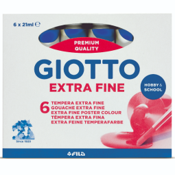 Giotto Tempera Extra in tubetto - confezione 6 pz Blu cobalto