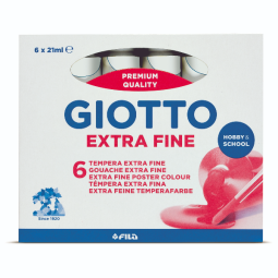 Giotto Tempera Extra in tubetto - confezione 6 pz Bianco