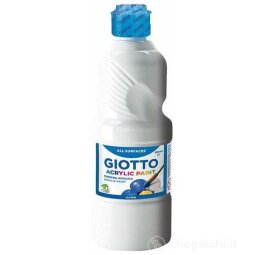 FLACONE 500ML TEMPERA ACRILICA BIANCO