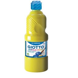 FLACONE 500ML TEMPERA ACRILICA GIALLO