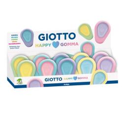 Espositore 30 gomme Happy Love colori pastello