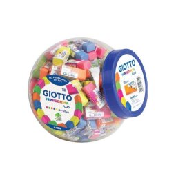 GIOTTO Boccia Minigomma Fluo - 120 pezzi