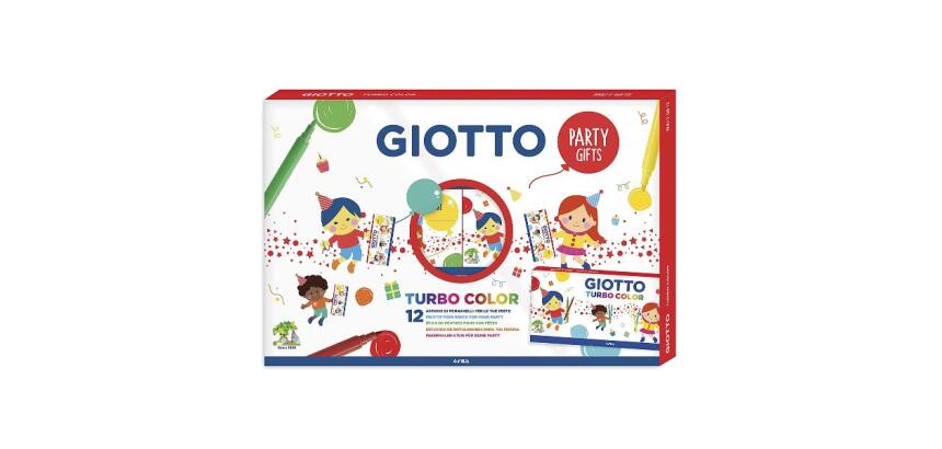 Set 12 astucci da 6 pennarelli - turbo color party gifts - Giotto