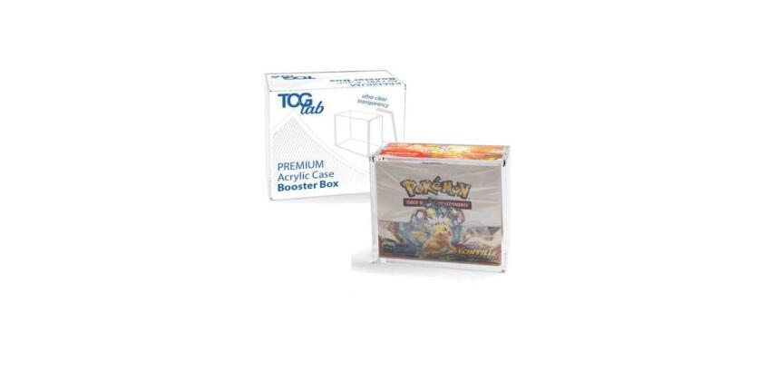 Premium Case Protettivo Booster Box Magnetico in Plexiglass - Pokemon Booster Box