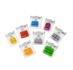 Portamonete - PVC - 50 cent - verde - HolenBecky - blister 20 pezzi