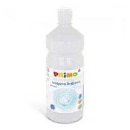 Tempera BIANCA brillante primi passi  in bottiglia 500ml