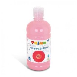 Tempera ROSA  brillante primi passi  in bottiglia 500ml