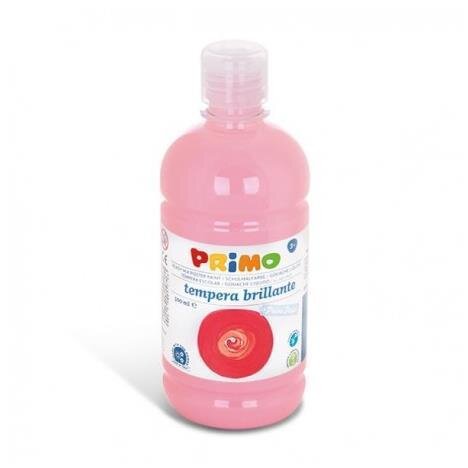 Tempera ROSA  brillante primi passi  in bottiglia 500ml