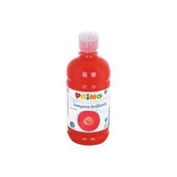 Tempera ROSSA  brillante primi passi  in bottiglia 500ml