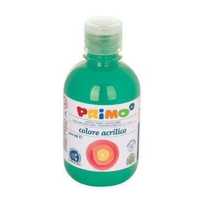 Tempera verde s,acrilica in bottiglia da 300g