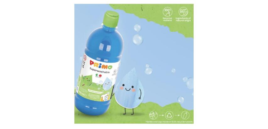 PRIMO SUPERWASHABLE TEMPERA 750 ML NERO