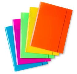 CF10 CARTELLINE CON ELASTICO FLUO ASS