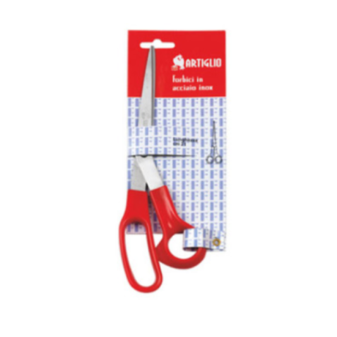 FORBICI MANICO ROSSO ABS cm18 TRYME
