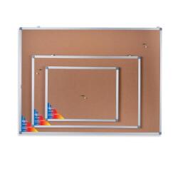 Pannello in sughero con cornice in alluminio 45x60