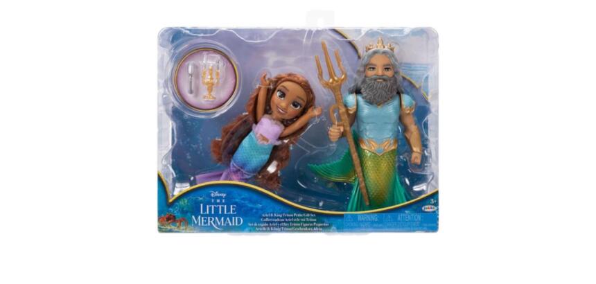 La Sirenetta Movie bambole Petite 15 cm Ariel e Tritone set