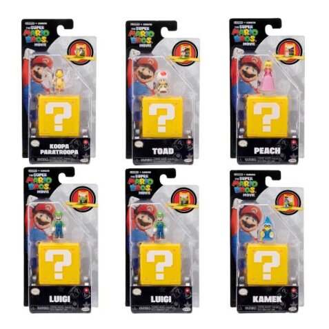 Super Mario Movie Mini personaggi assortimento 4 cm