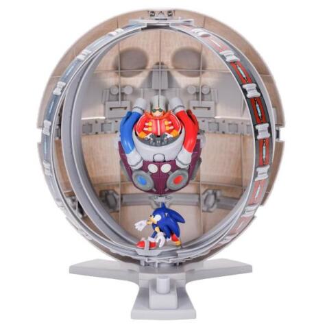 Sonic Death Egg playset con personaggio articolato 6 cm