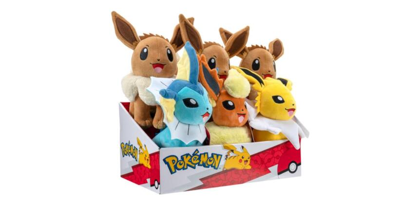 Pokemon peluche eevee evolution 20 cm  Espositore banco