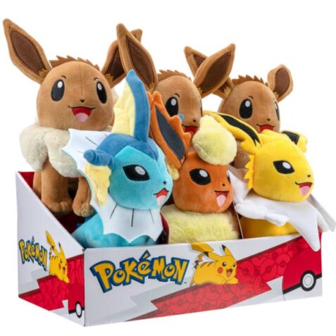 Pokemon peluche eevee evolution 20 cm  Espositore banco