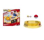 PKMN Arena di combattimento con trottola e due personaggi