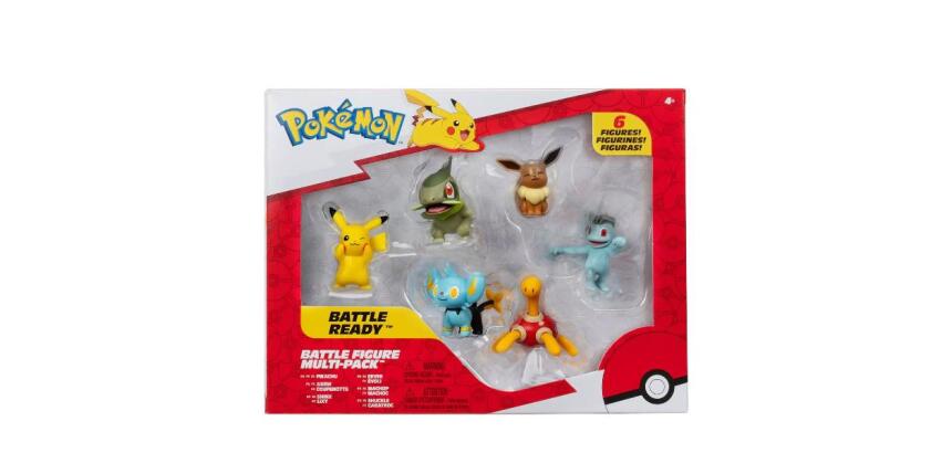 PKMN confezione deluxe 6 personaggi (Assortimento) 5
