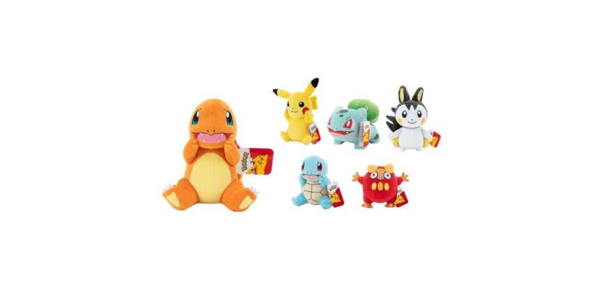 Pokemon  peluche cm 20 ass ass 6 Espositore banco