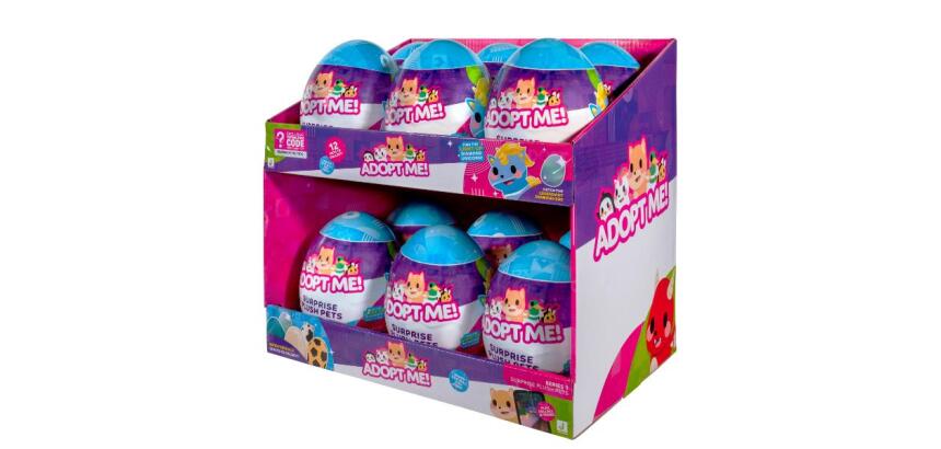 Adopt me - Cuccioli da Amare eggs surprise peluche ass 1 Espositore banco