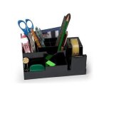 DESK ORGANIZER IN ABS NERO DA 33 METRI