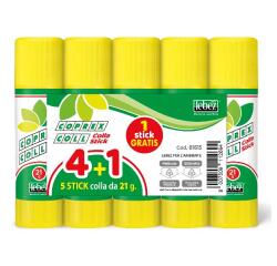COLLA STICK 21 GRAMMI 4+1 PZ.