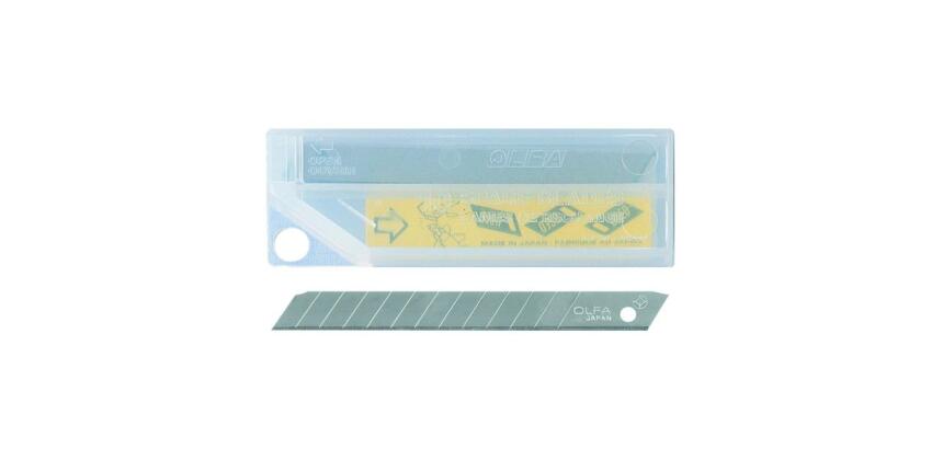 Lame OLFA  9 mm tubo 10 pezzi per cod. 180-BLACK