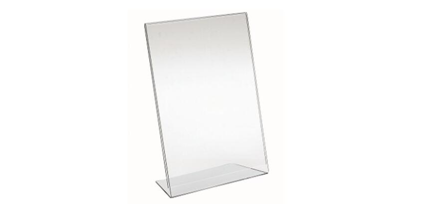 PORTADEPLIANT ACRILICO 20X30 VERTICALE