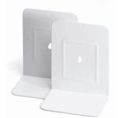 COPPIA DI LEGGILIBRI A  L  IN METALLOVERN 13 5X17 5CM BIANCO