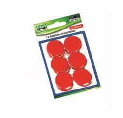 CF12 BOTTONI MAGN.ROSSO 30 MM BLIST