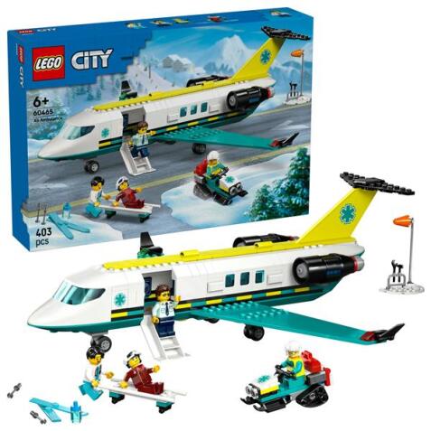 Aereo ambulanza di emergenza