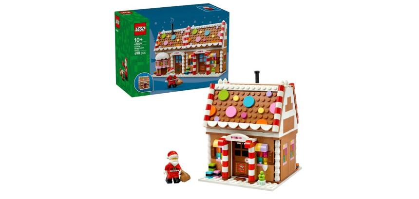 Casa di pan di zenzero festiva