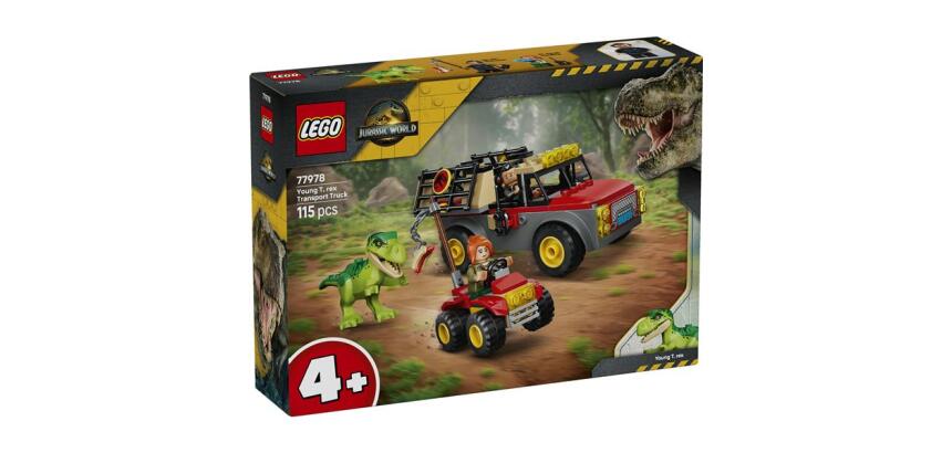 Camion da trasporto per il giovane T. rex