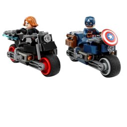 LEGO MARVEL - Motociclette di Vedova Nera e Captain America