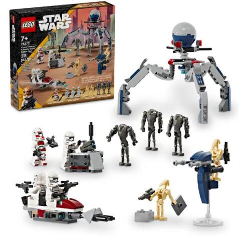 BATTLE PACK CLONE TROOPER  E BATTLE DROID