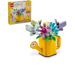 Innaffiatoio con fiori