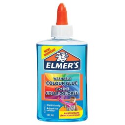 ELMER s Colla Liquida Colore BLU TRANSLUCIDO - Flacone da 147 ml